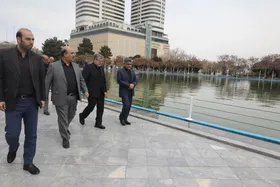 بازدید شهردار مشهد از بوستان&zwnj;های شهر در روز طبیعت + عکس