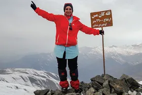 گفتگو با بانوی کوه&zwnj;نوردی که قله&zwnj;های علم و سبلان را در ۱۱ روز فتح کرد