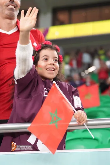 تماشاگران دیدار مراکش و پرتغال