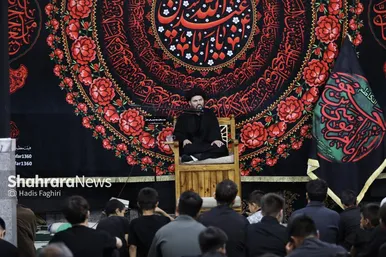 گزارش تصویری | مراسم علم کشیِ مهاجران افغانستانی در گلشهر مشهد