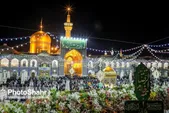 حال‌وهوای عیدانه حرم رضوی در آستانه میلاد مولی‌الموحدین‌علی(ع) + فیلم