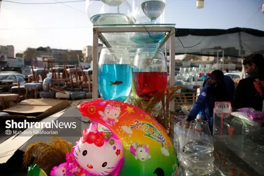 بازار گل مشهد در آستانه سال نو