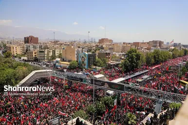 گزارش تصویری | تشییع پیکر امام شهید در تهران (۱۵ تیر ۱۴۰۵) - ۲