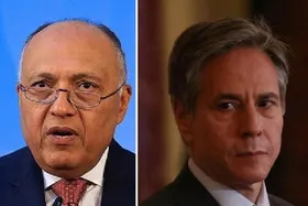 تماس تلفنی وزاری خارجه آمریکا و مصر | رایزنی بر رفع موانع ادامه آتش&zwnj;بس غزه