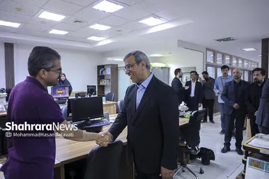 گزارش تصویری | بازدید استاندار خراسان رضوی و رییس شورای اسلامی شهر مشهد از موسسه فرهنگی شهرآرا