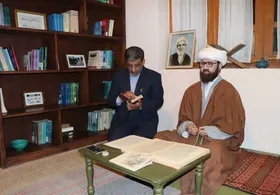 ضرغامی در خانه &laquo;مطهری&raquo; |  خانه موزه شهید مطهری محلی برای نشر عقاید و تفکر استاد باشد