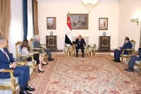 آتش‌بس در غزه، محور رایزنی رئیس‌جمهور مصر و رئیس سیا