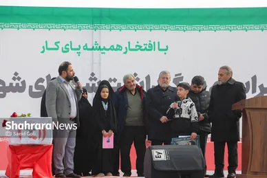 گزارش تصویری | مراسم تشییع پیکر شهید «عیسی علیپور» از شهدای خدمت شهرداری مشهد ۱
