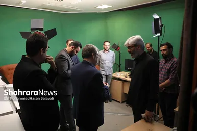 حضور شهردار مشهد در موسسه شهرآرا به مناسبت روز خبرنگار
