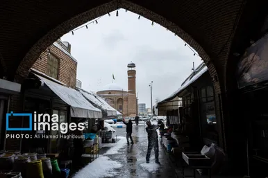 گزارش تصویری | برف در تبریز