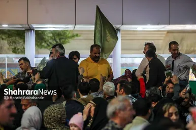 عکس| سفره افطار ۶ کیلومتری مشهدی‌ها در شب میلاد امام حسن مجتبی(ع)