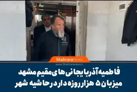 ویدئو| فاطمیه آذربایجانی&zwnj;های مقیم مشهد| میزبان پنج هزار روزه دار در حاشیه شهر