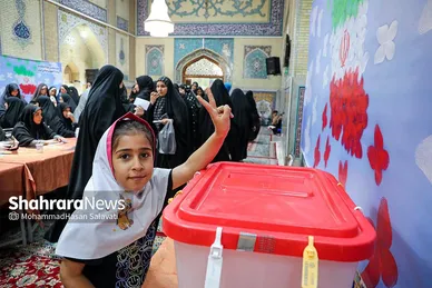 عکس‌هایی از مرحله دوم انتخابات چهاردهمین دوره ریاست‌جمهوری در مشهد (۳)