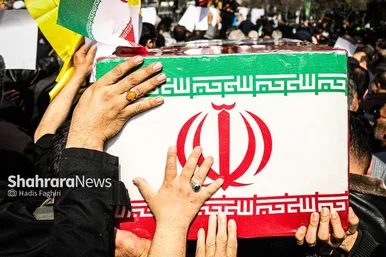 گزارش تصویری | مراسم تشییع پیکر ۴ شهید دفاع از وطن در مشهد