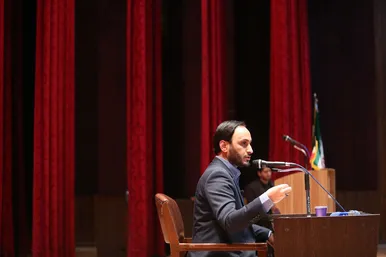 حضور سخنگوی دولت در جمع دانشجویان دانشگاه فردوسی مشهد