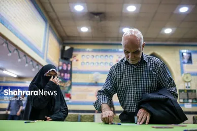 عکس‌هایی از دور دوم انتخابات ریاست جمهوری در مشهد (۴)
