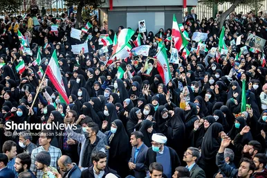 استقبال و تشییع پیکر مطهر شهدای حادثه تروریستی حرم شاهچراغ در مشهد