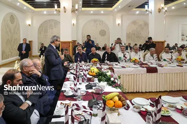 گزارش تصویری | نشست استاندار خراسان رضوی با اعضای تیم ملی ۹۸