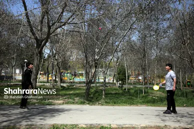 اسکان مسافران نوروزی در کمپ غدیر مشهد