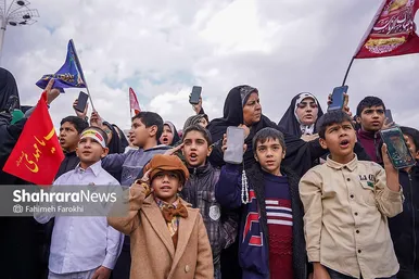 گزارش تصویری | اجتماع عظیم منتظران ظهور در مشهد ۱