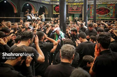 گزارش تصویری | تعزیه دوازدهم محرم در حسینیه کرمانی های مشهد