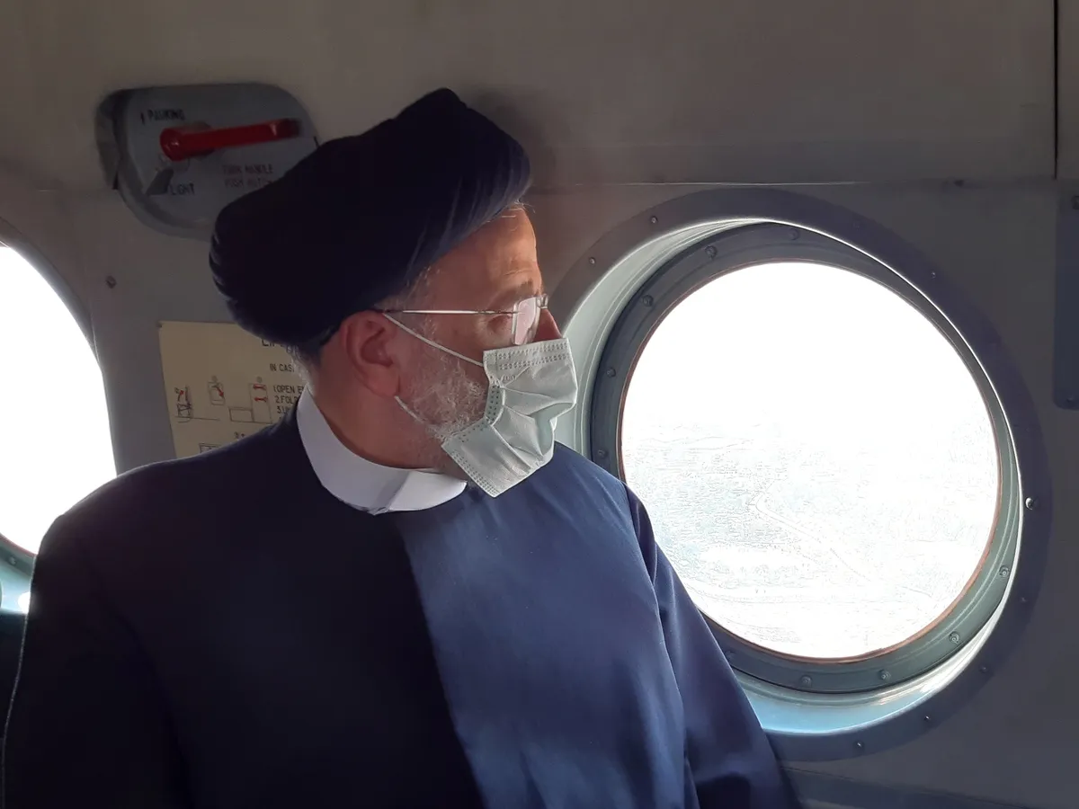 بازدید هوایی رئیس‌جمهور از سواحل مکران