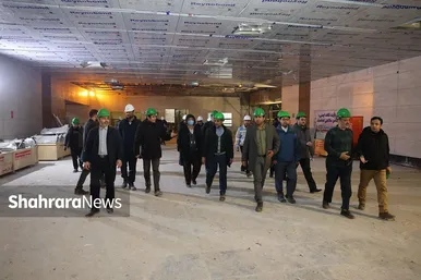 گزارش تصویری | بازدید شهردار مشهد مقدس و جمعی از اعضای شورای اسلامی شهر از روند احداث فاز یک خط ۳ مترو مشهد (۲۵ بهمن ۱۴۰۳)