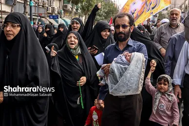راهپیمایی انزجار مردم مشهد از جنایات رژیم صهیونیستی در لبنان و فلسطین