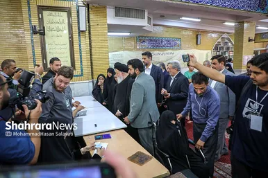عکس‌هایی از مرحله دوم انتخابات چهاردهمین دوره ریاست‌جمهوری در مشهد (۳)