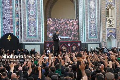 گزارش تصویری | مراسم چهارپایه خوانی شهادت حضرت رضا علیه السلام در حرم مطهر رضوی