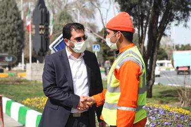 بازدید سرزده  سیدعبدالله ارجائی شهردار مشهدالرضا(ع) از طرح شهرتکانی نوروز ١٤٠١