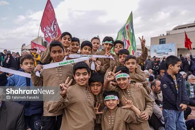گزارش تصویری | اجتماع عظیم منتظران ظهور در مشهد ۱