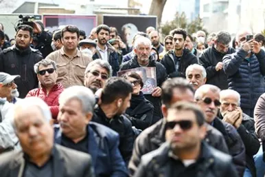 مراسم تشییع پیکر زنده‌یاد شهرام عبدلی در تهران