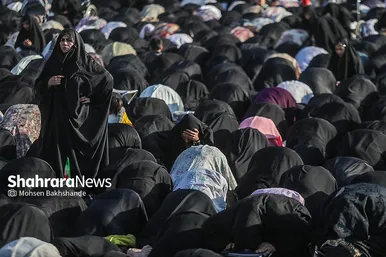 گزارش تصویری | اقامه نماز عید فطر در حرم مطهر امام رضا (ع)