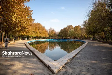 رنگ پاییز در پارک ملت مشهد