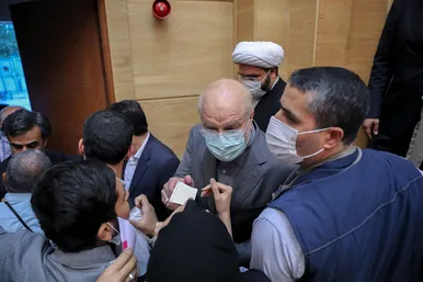 مراسم گرامیداشت شهید حجت‌الاسلام «سیدرضا کامیاب» با حضور رئیس مجلس شورای اسلامی