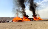 ویدئو| امحای ۸۰۰ تن کالای قاچاق در تهران بزرگ