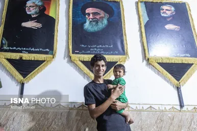مسیر عاشقی | موکب عشیره آل احمد و آل عیس پذیرای زائران حسینی