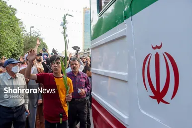 تشییع باشکوه پیکر «شهید غیرت» حمیدرضا الداغی در مشهد