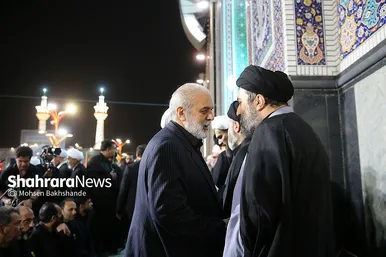 گزارش تصویری | شب سوم مراسم بزرگداشت رهبر شهید ایران در حرم مطهر امام رضا (ع)