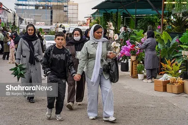 گزارش تصویری | حال‌وهوای بازار گل و گیاه مشهد در آستانه نوروز ۱۴۰۵