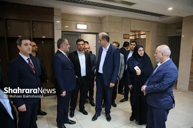گزارش تصویری | بازدید وزیر ورزش عراق از استادیوم امام‌رضا(ع) مشهد