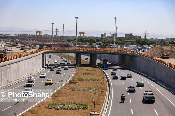 فاز اول پروژه تقاطع غیر همسطح زندگی (مصلی) به بهره برداری رسید