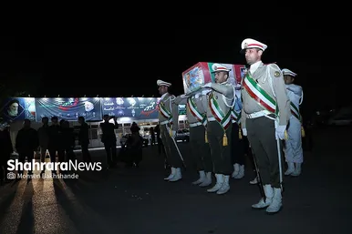 عکس‌های استقبال از پیکر شهید امیر عبداللهیان در مشهد (۳ خرداد ۱۴۰۳)