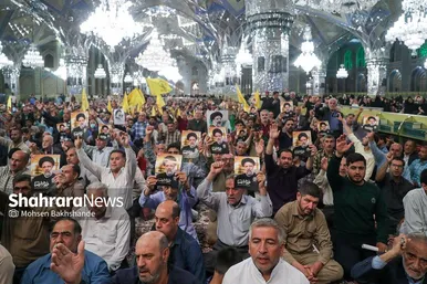 گزارش تصویری | آیین گرامیداشت شهدای خدمت در حرم امام‌رضا(ع) (۱۸ اردیبهشت ۱۴۰۴)