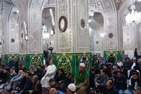 برگزاری آئین معنوی &laquo;اذن عزا&raquo; ویژه زائران عرب و اردوزبان