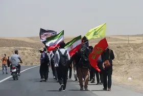 بازدید اعضای فراکسیون شعائر اسلامی مجلس از خدمت رسانی به زائران پیاده امام رضا(ع) + عکس