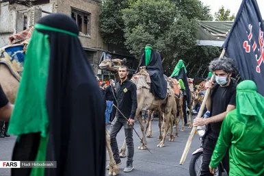 کاروان نمادین اسرای کربلا «بنی اسد»