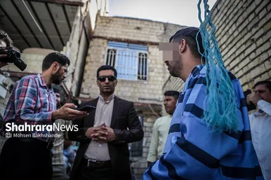 گزارش تصویری | بازسازی صحنه قتل در اسماعیل آباد مشهد