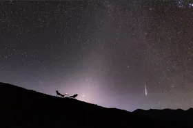 عکس روز ناسا | صبح کاذب در آسمان شب